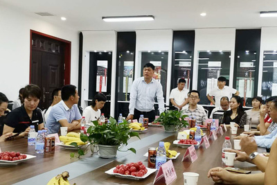 河南省房地产商会及各地产企业领导莅临丰营家居指导