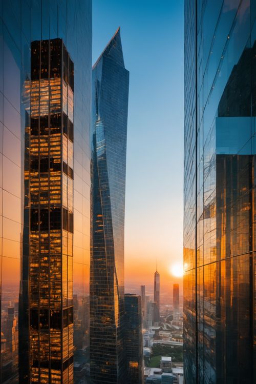 城市风光房地产高楼大厦摄影图 摄影